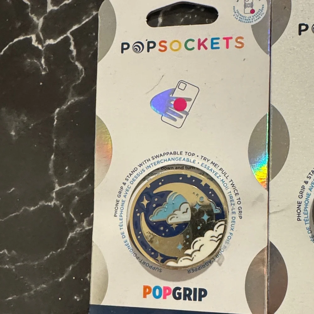 PopSocket PopGrip Set - Blue, Gold, Silver, Black Moons